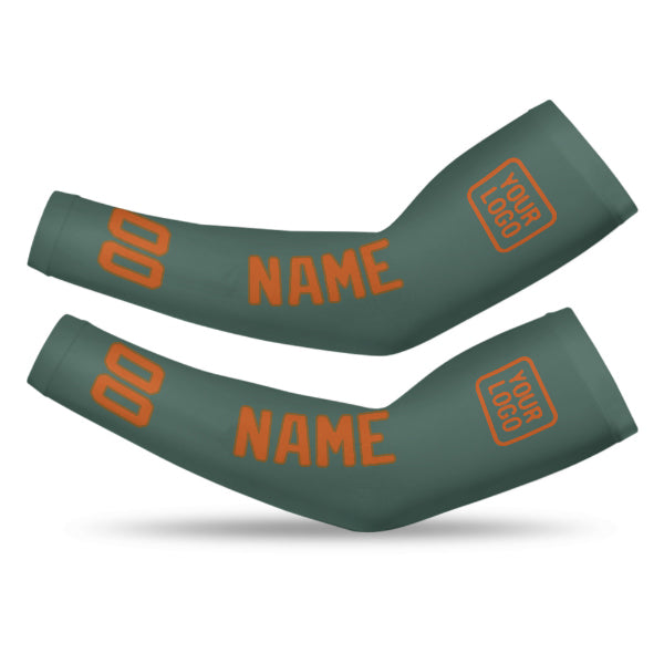 Custom Blue Green Orange Arm Sleeve