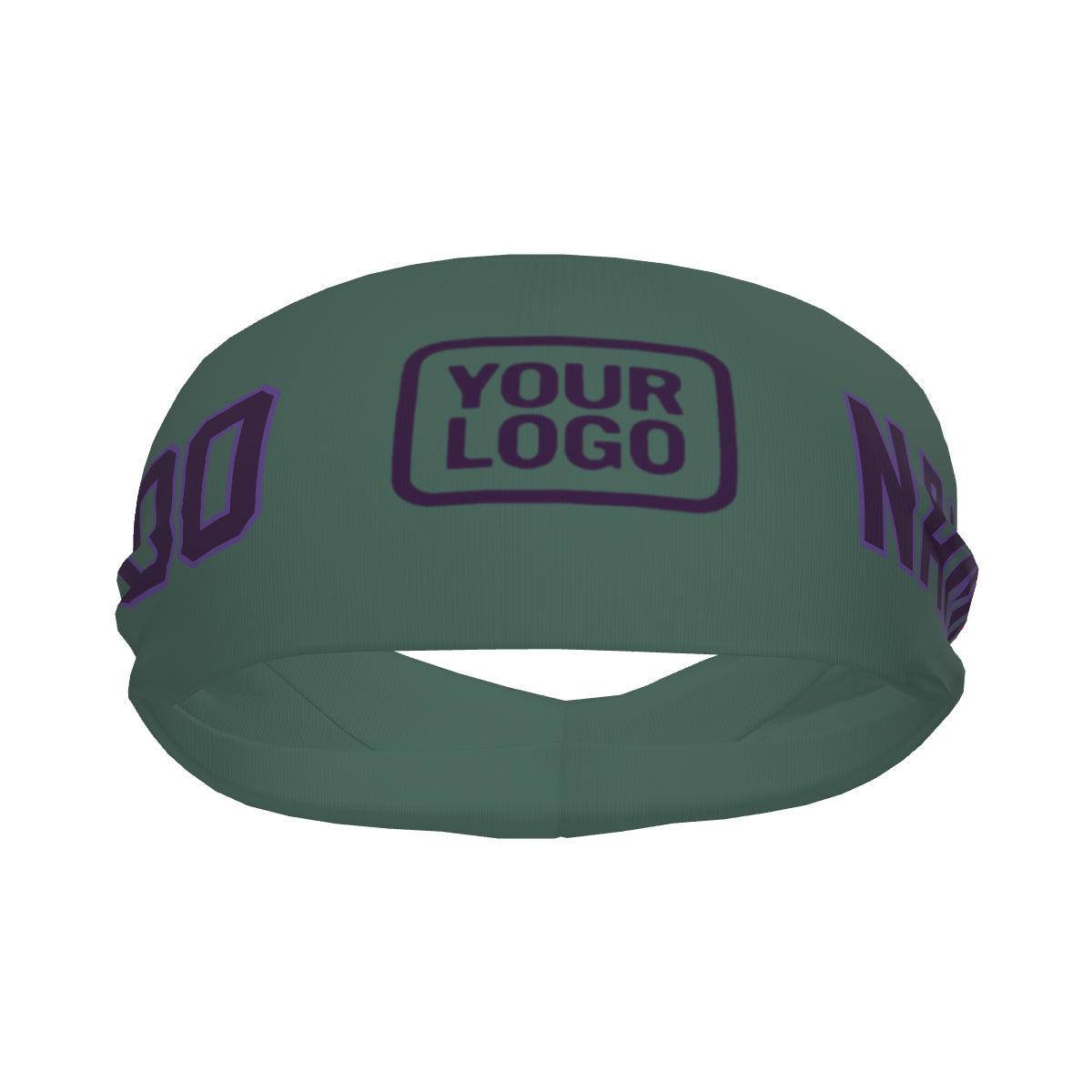 Custom Blue Green Purple Sports headband