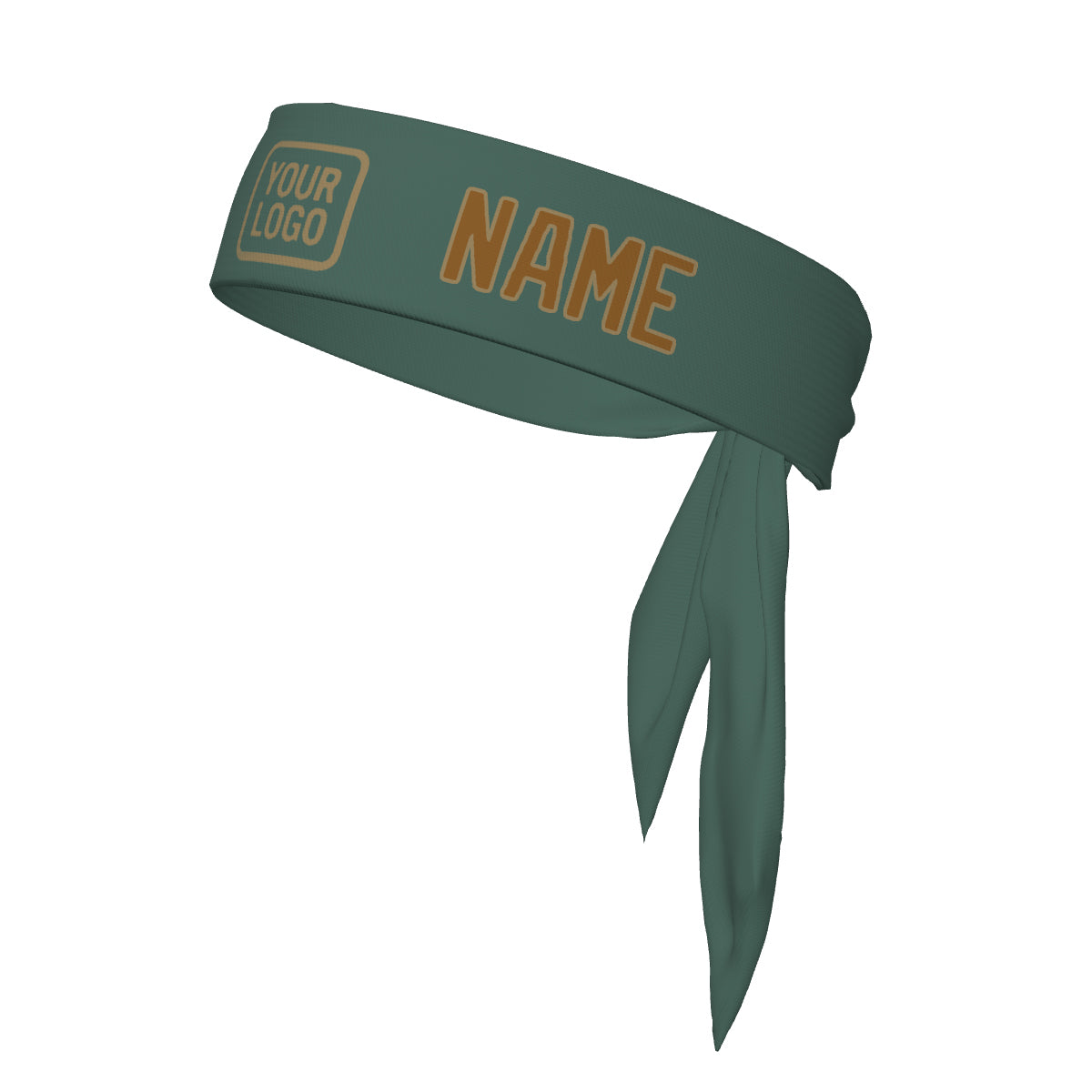 Custom Blue Green Khaki Headband