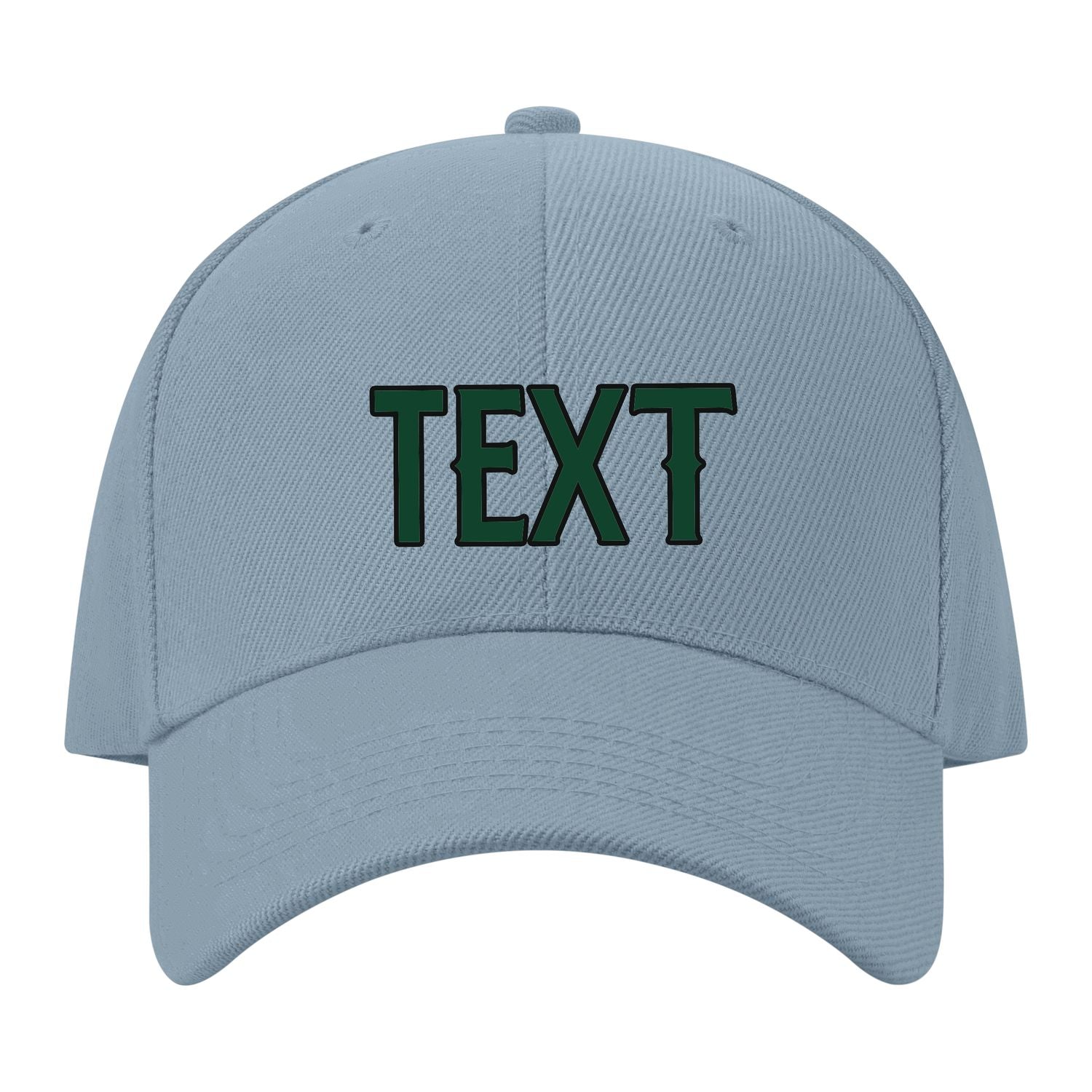 Custom Slate Gray Corn Silk Hat 27B21705