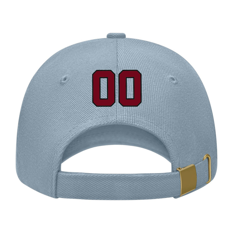 Custom Slate Gray Khaki Hat 27B21715