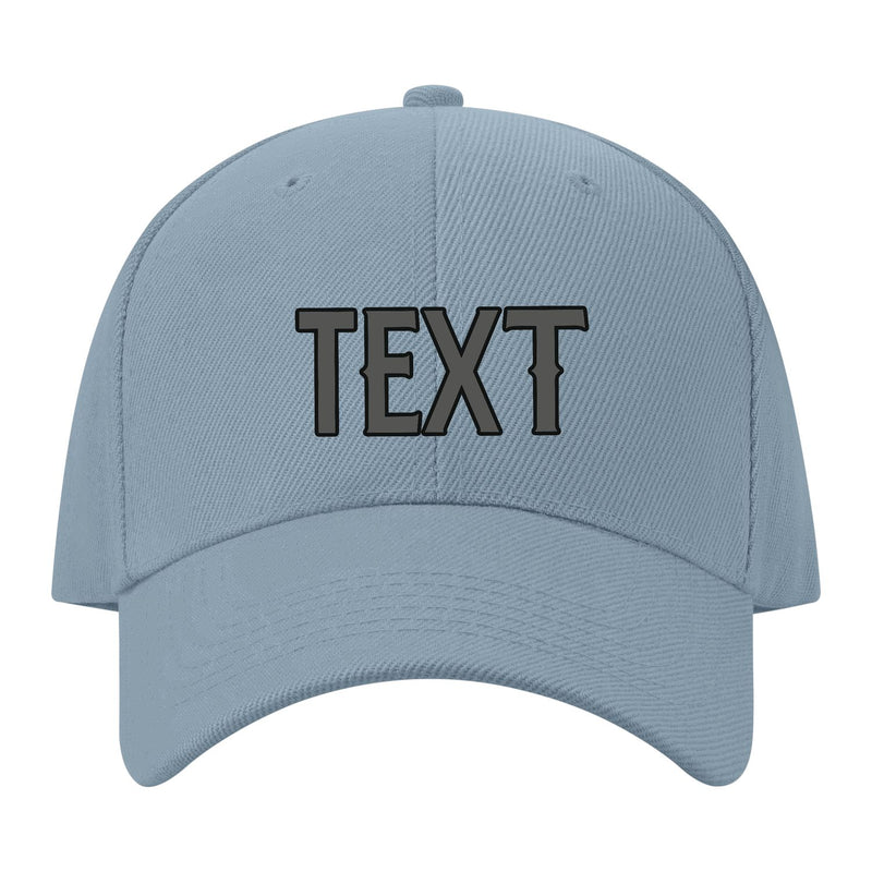Custom Slate Gray Orange Hat 27B21720