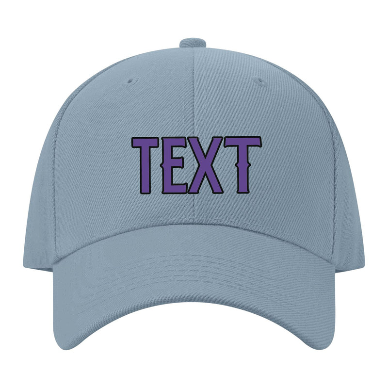 Custom Slate Gray Yellow Hat 27B21723