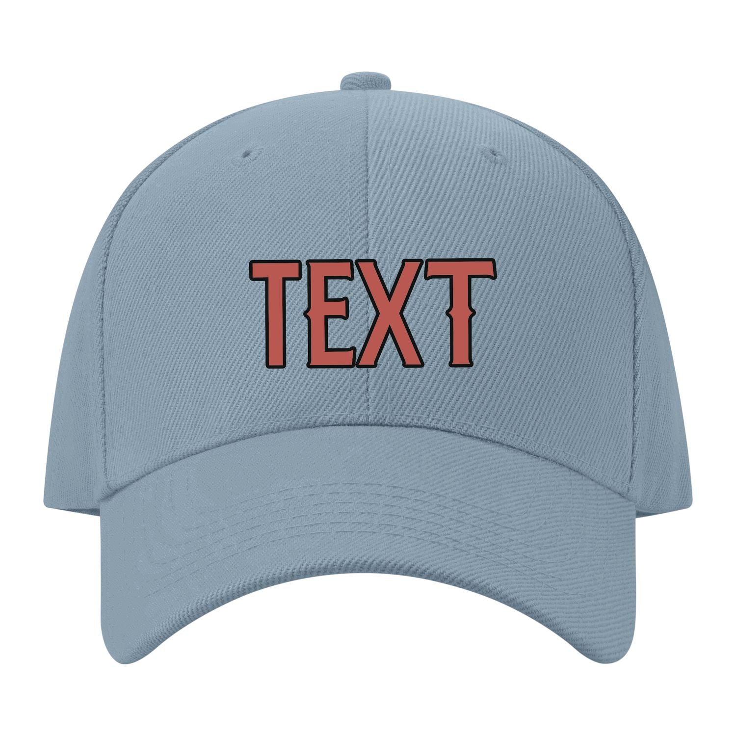Custom Slate Gray Emerald Green Hat 27B21729