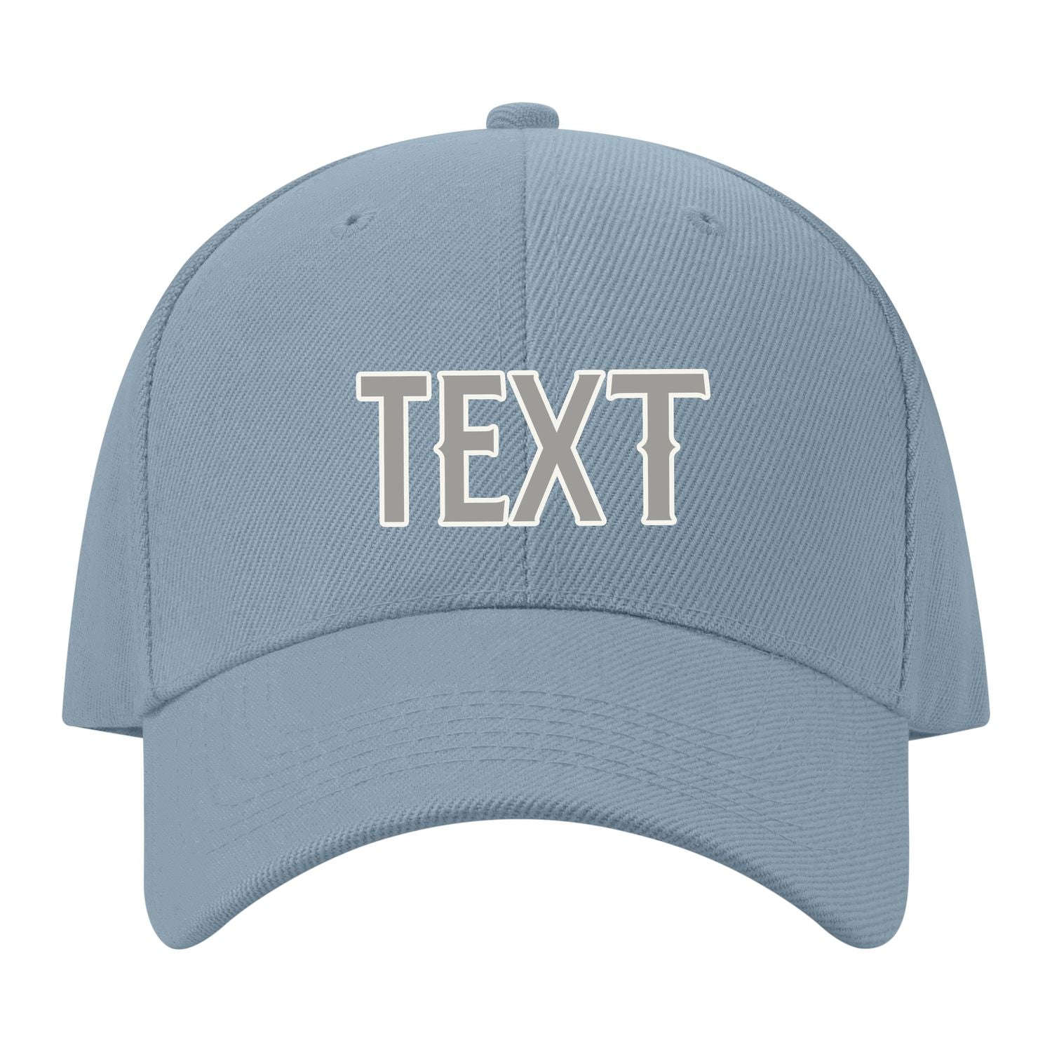 Custom Slate Gray Light Green Hat 27B21804