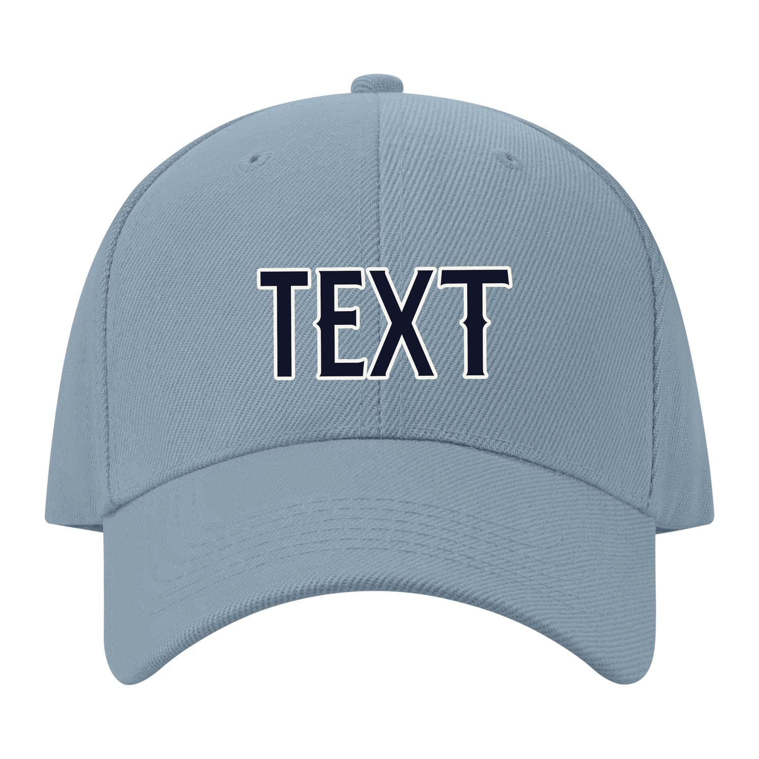Custom Slate Gray Pale Peach Hat 27B21811