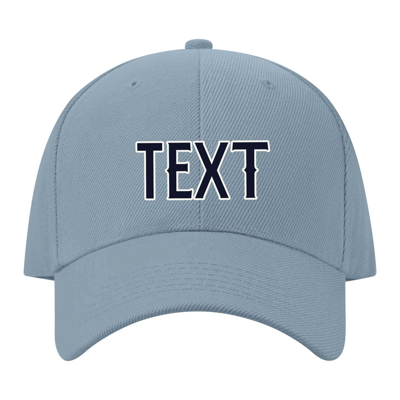 Custom Slate Gray Pale Peach Hat 27B21811