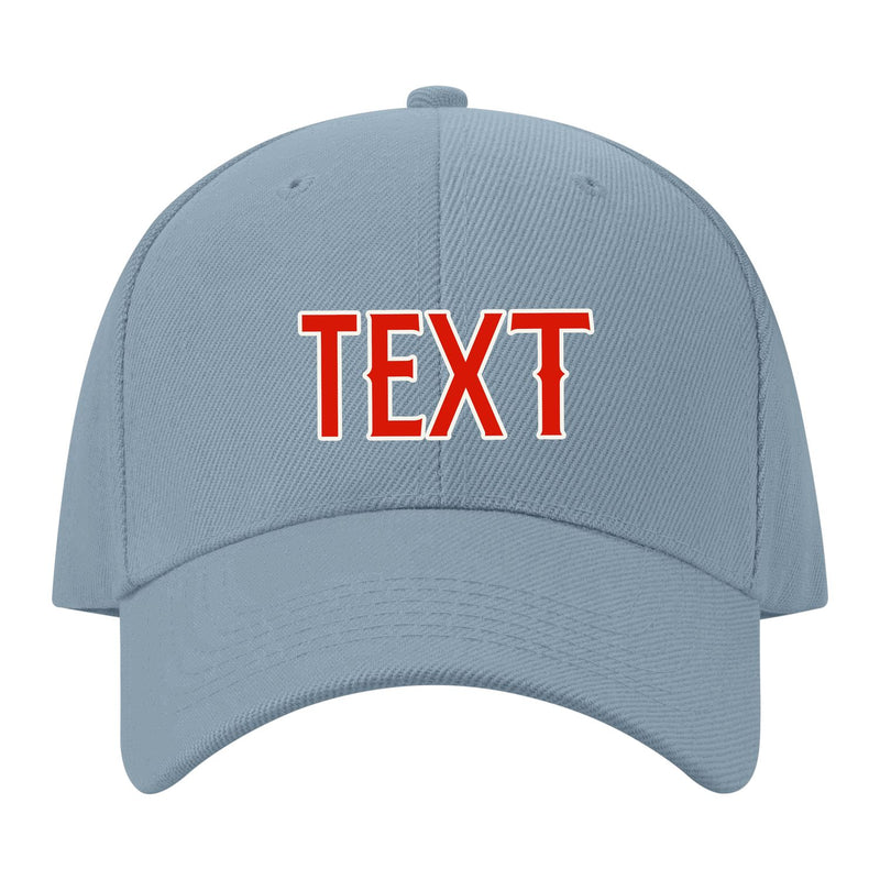 Custom Slate Gray Lavender Gray Hat 27B21812