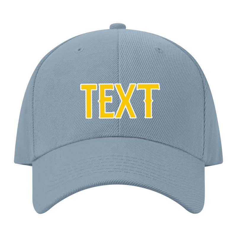 Custom Slate Gray Peach Powder Hat 27B21830