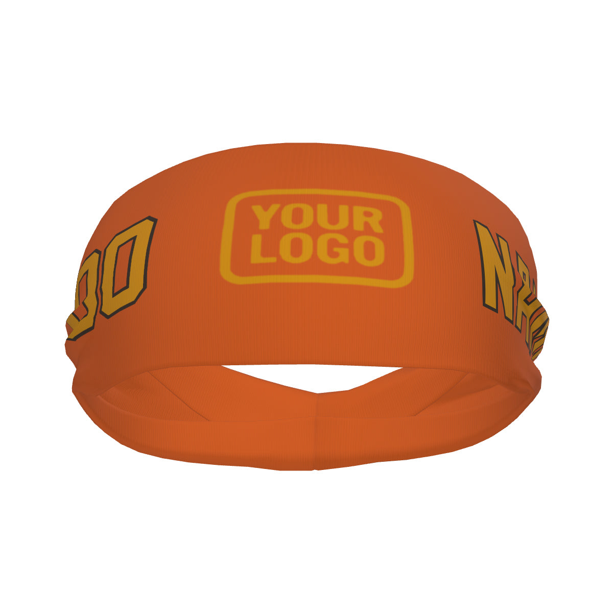 Custom Orange Yellow Sports headband