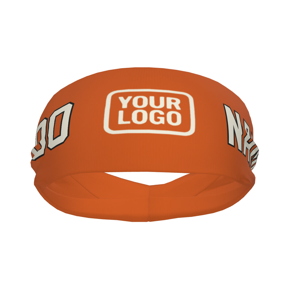 Custom Orange Cream Sports headband