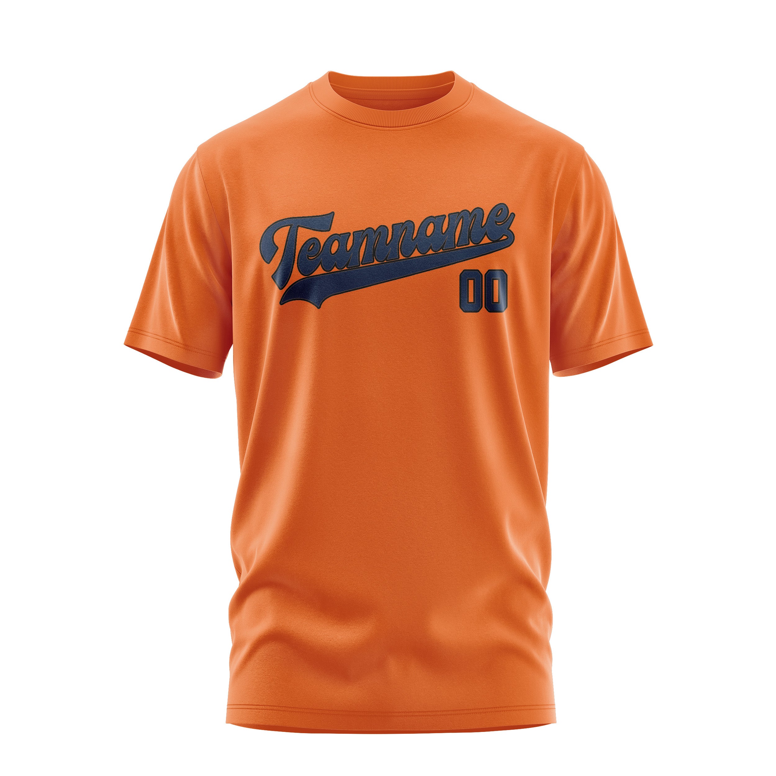 Custom Orange Blue T-Shirt