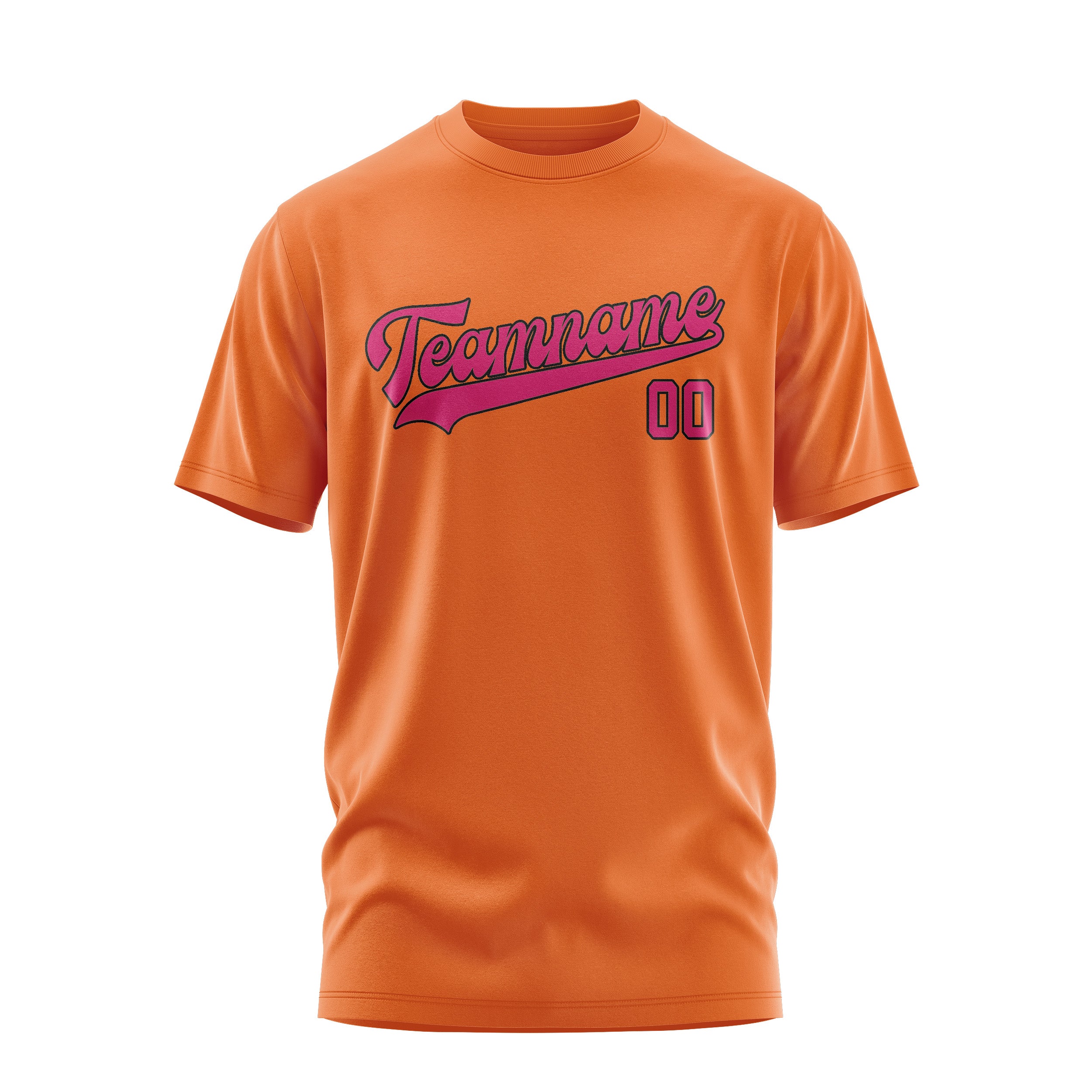 Custom Orange Pink T-Shirt