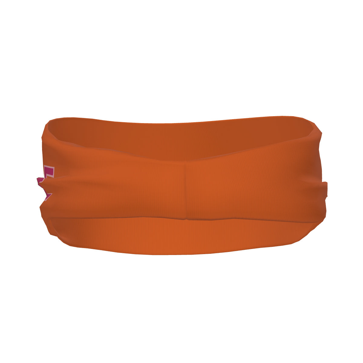 Custom Orange Pink Sports headband