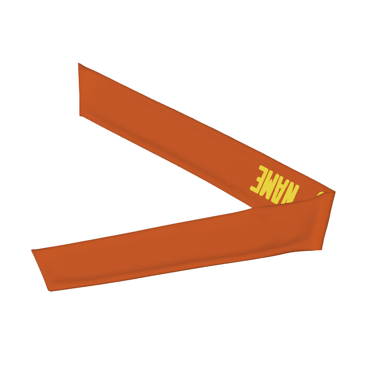 Custom Orange Light Yellow Headband