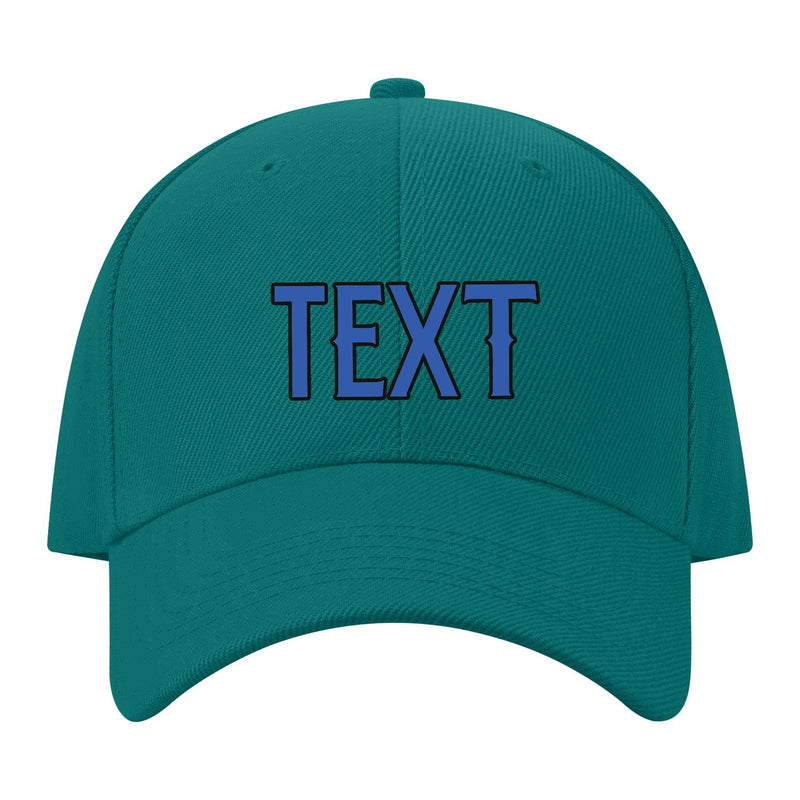 Custom Blue Green Navy Hat 28B21709