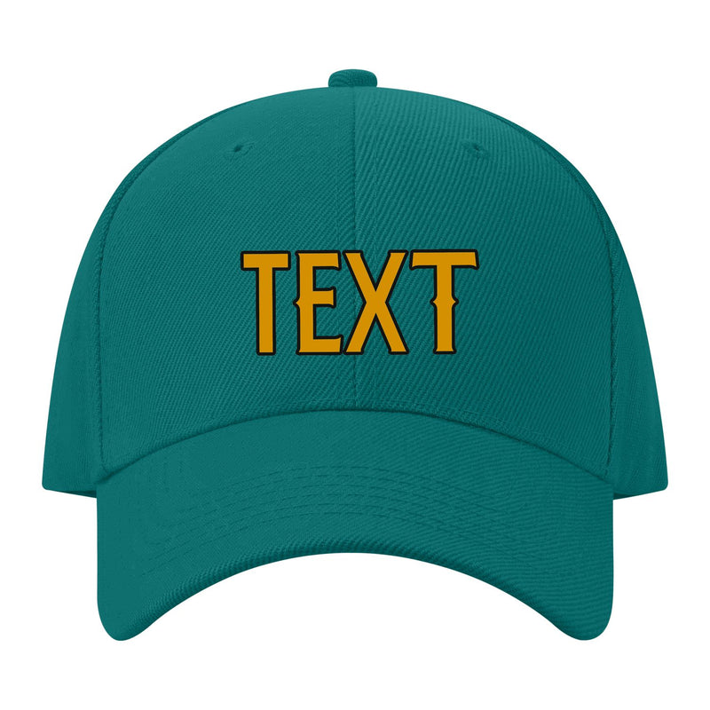 Custom Blue Green Sky Blue Hat 28B21719