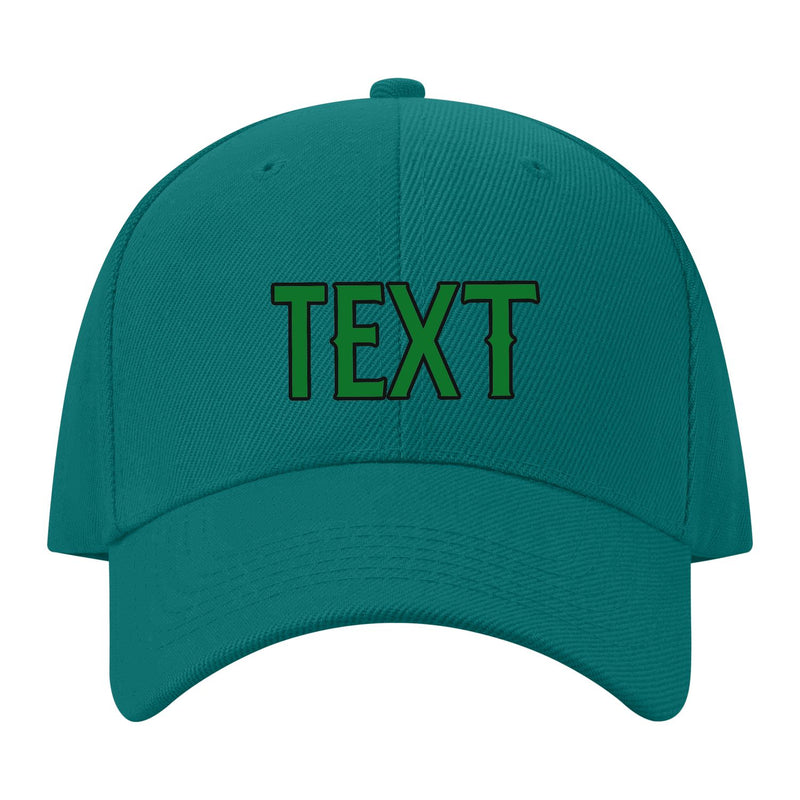 Custom Blue Green Misty Rose Hat 28B21724