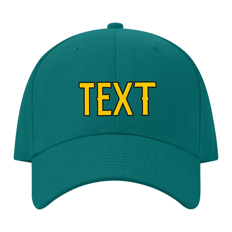 Custom Blue Green Peach Powder Hat 28B21730