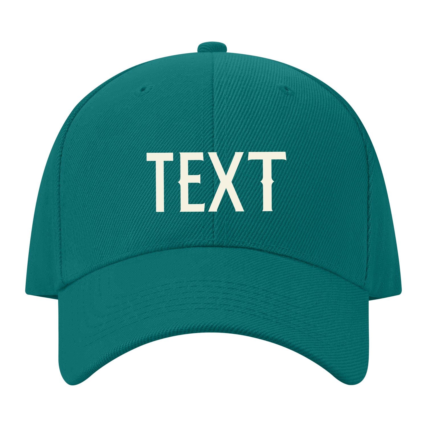 Custom Blue Green Light Purple Hat 28B21803