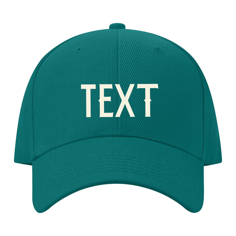 Custom Blue Green Light Purple Hat 28B21803