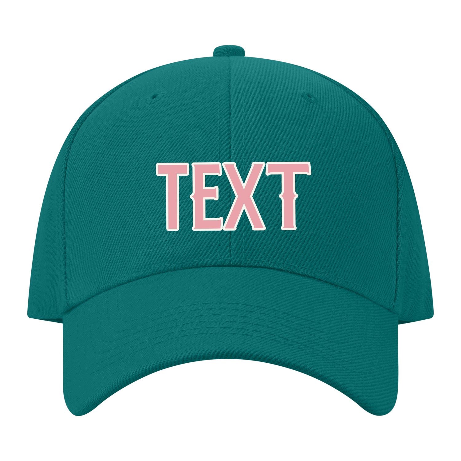 Custom Blue Green Light Emerald Green Hat 28B21821