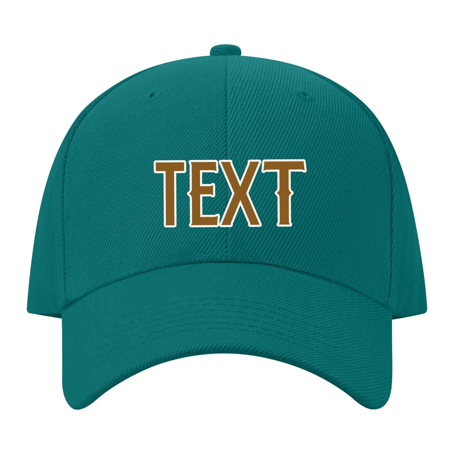 Custom Blue Green Dark Green Hat 28B21822