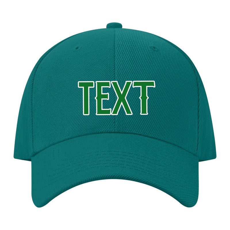 Custom Blue Green Misty Rose Hat 28B21824