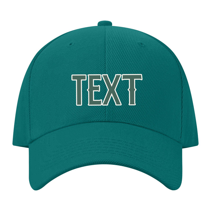 Custom Blue Green Slate Gray Hat 28B21827