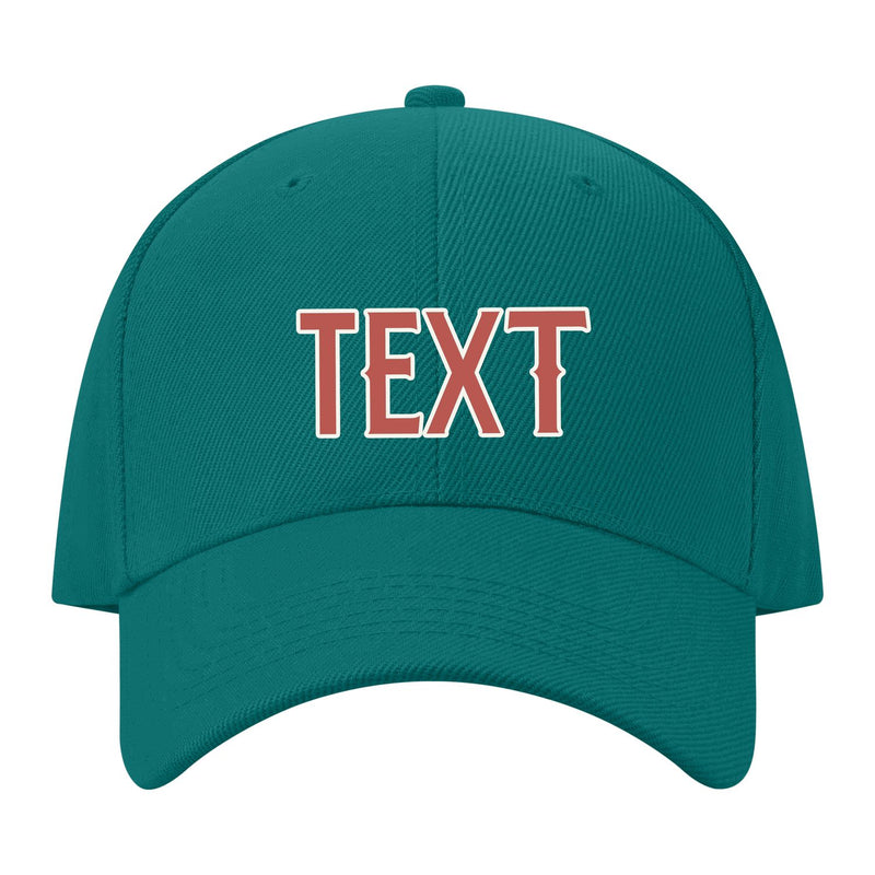 Custom Blue Green Emerald Green Hat 28B21829