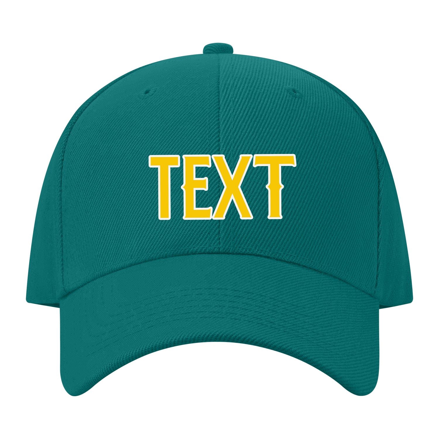 Custom Blue Green Peach Powder Hat 28B21830