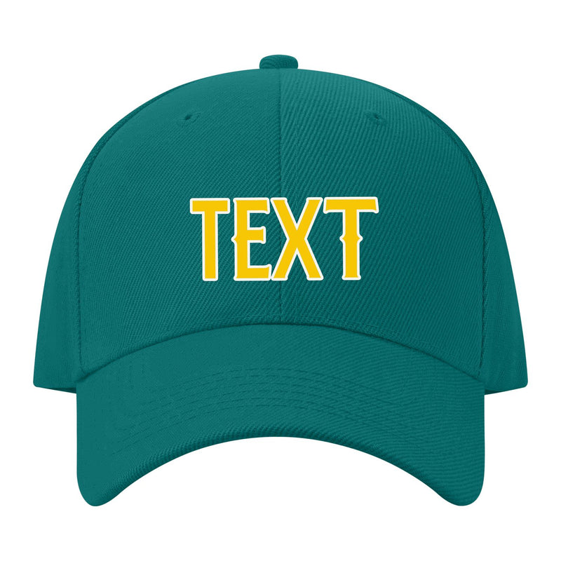 Custom Blue Green Peach Powder Hat 28B21830