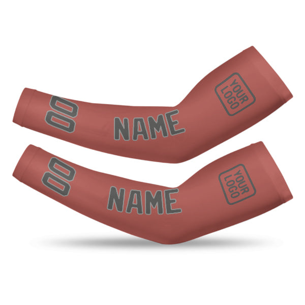 Custom Copper Rose Dark Grey Arm Sleeve