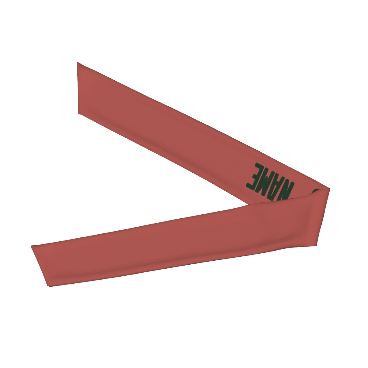 Custom Copper Rose Dark Green Headband