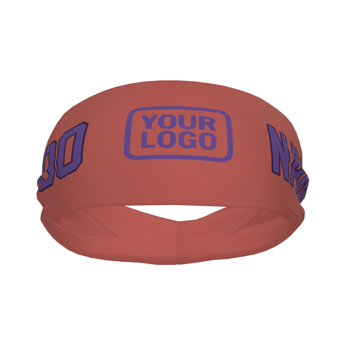 Custom Copper Rose Light Purple Sports headband