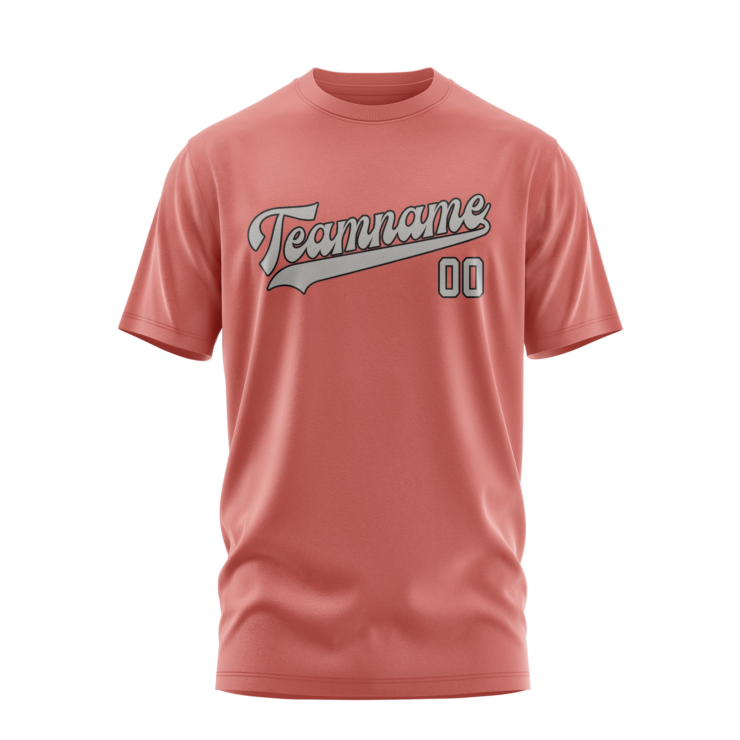 Custom Copper Rose Gray T-Shirt