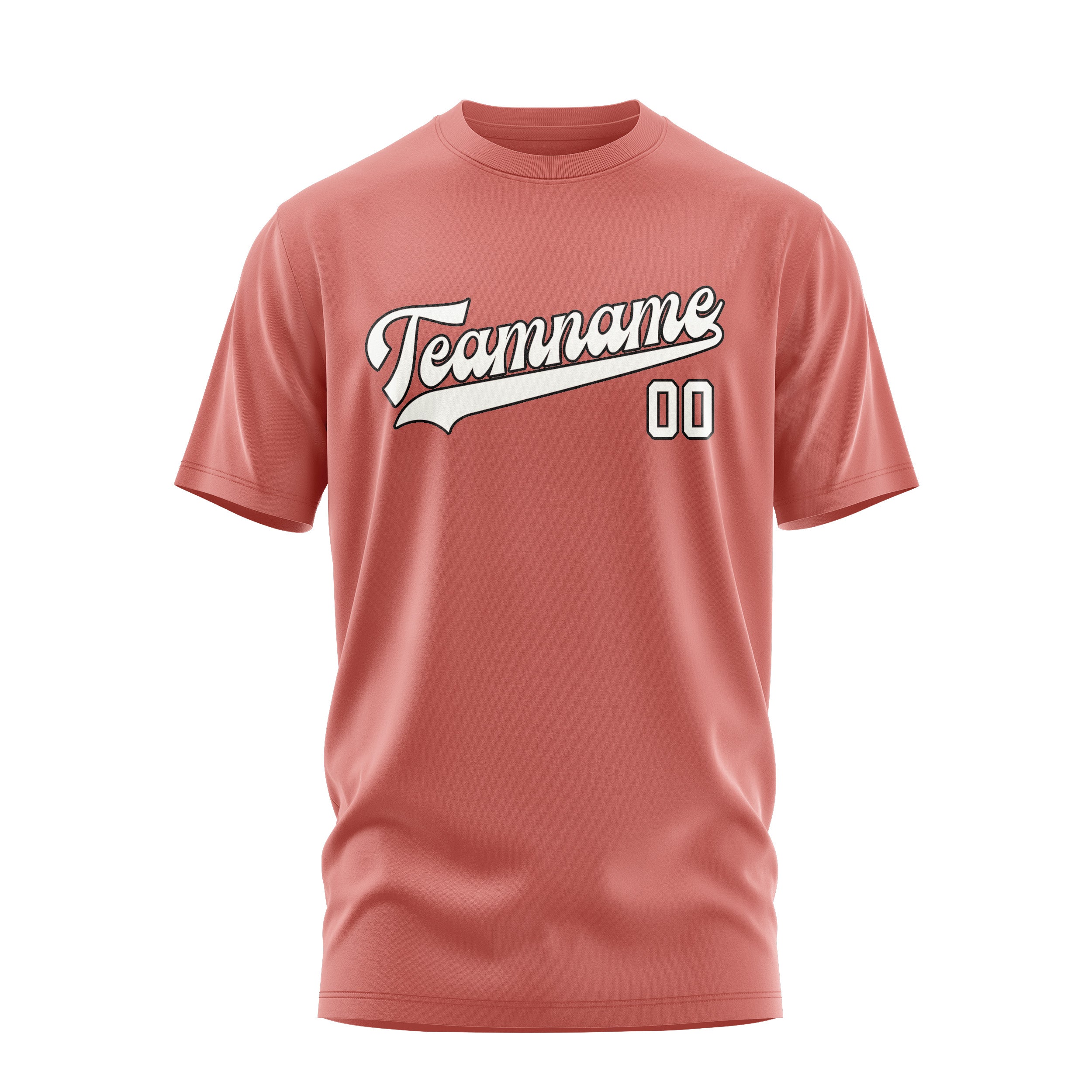 Custom Copper Rose White T-Shirt