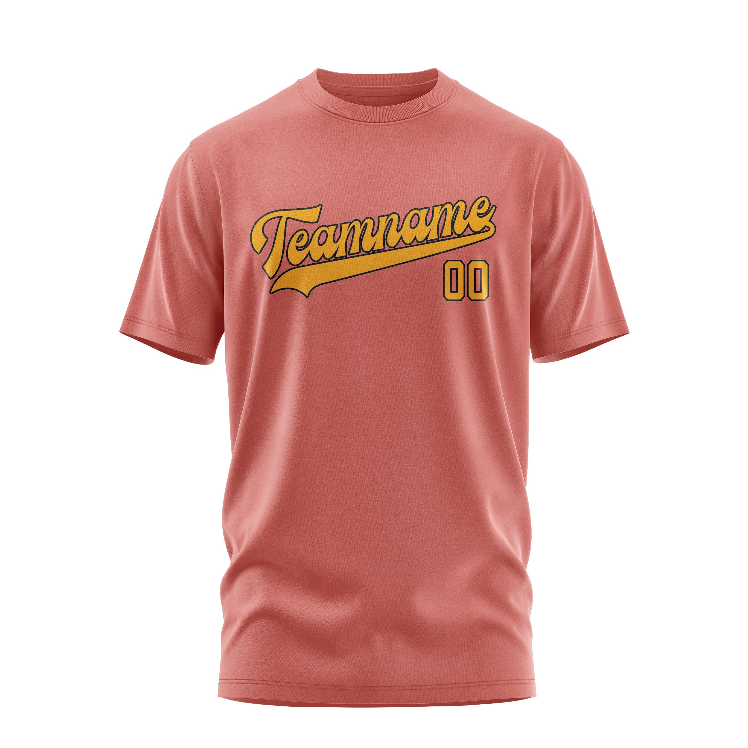Custom Copper Rose Yellow T-Shirt