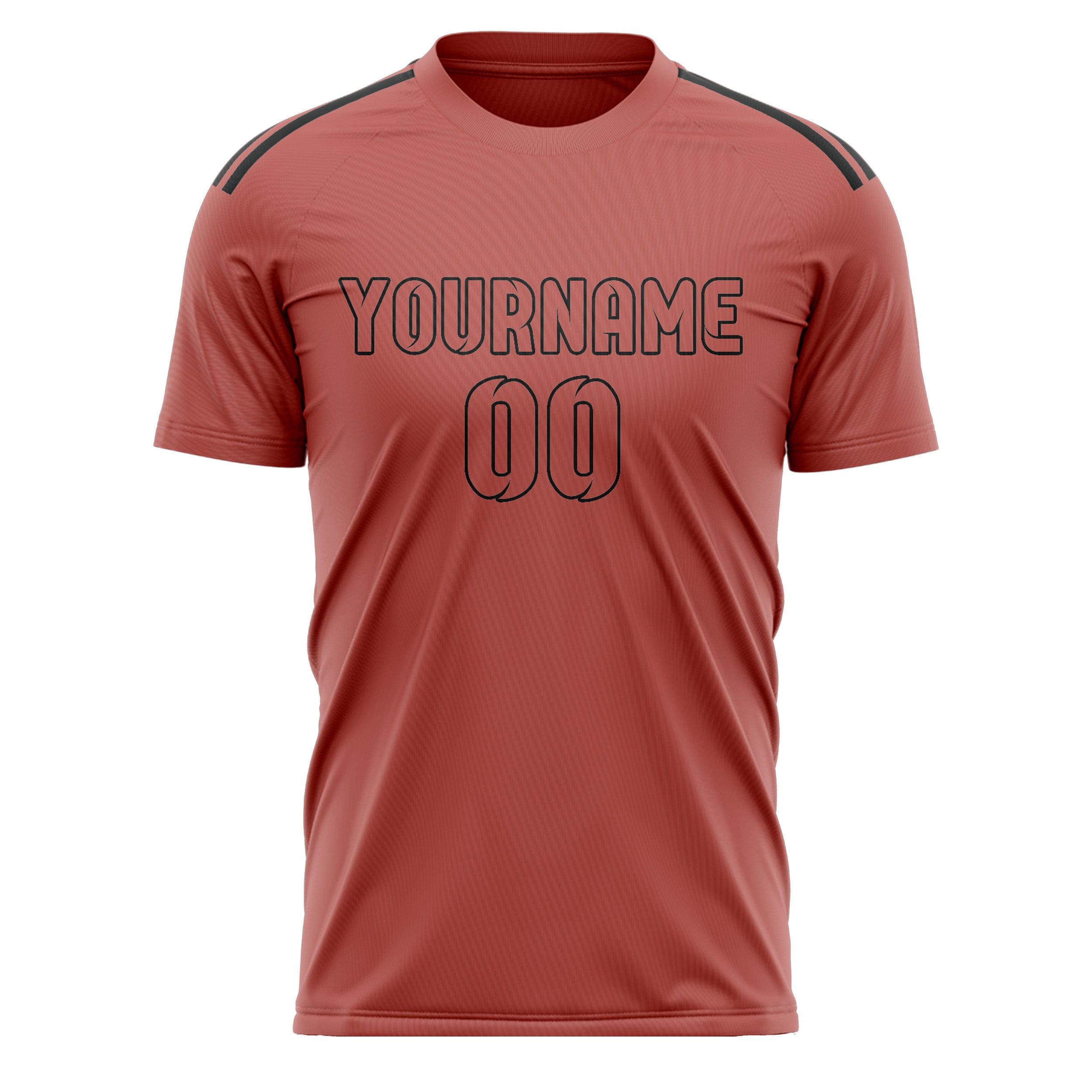 Custom Copper Rose Copper Rose Soccer Jersey