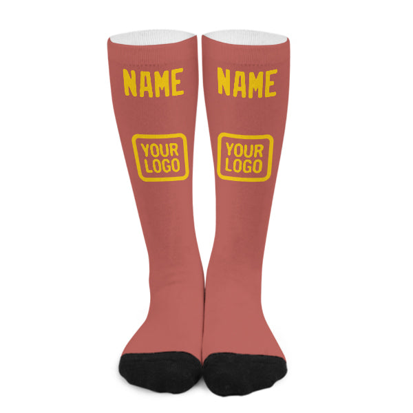Custom Copper Rose Gold Knee-High Sock