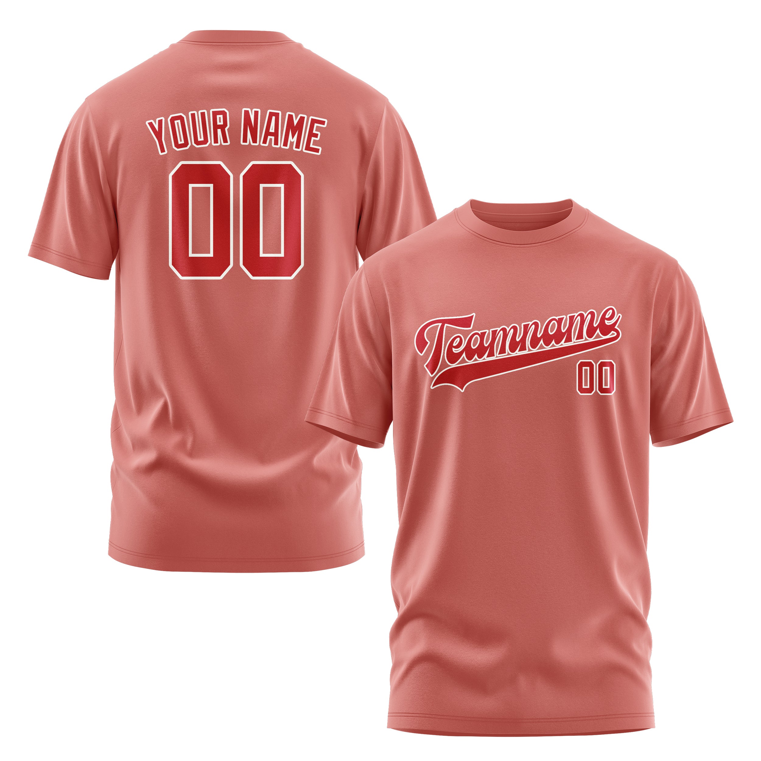 Custom Copper Rose Red T-Shirt