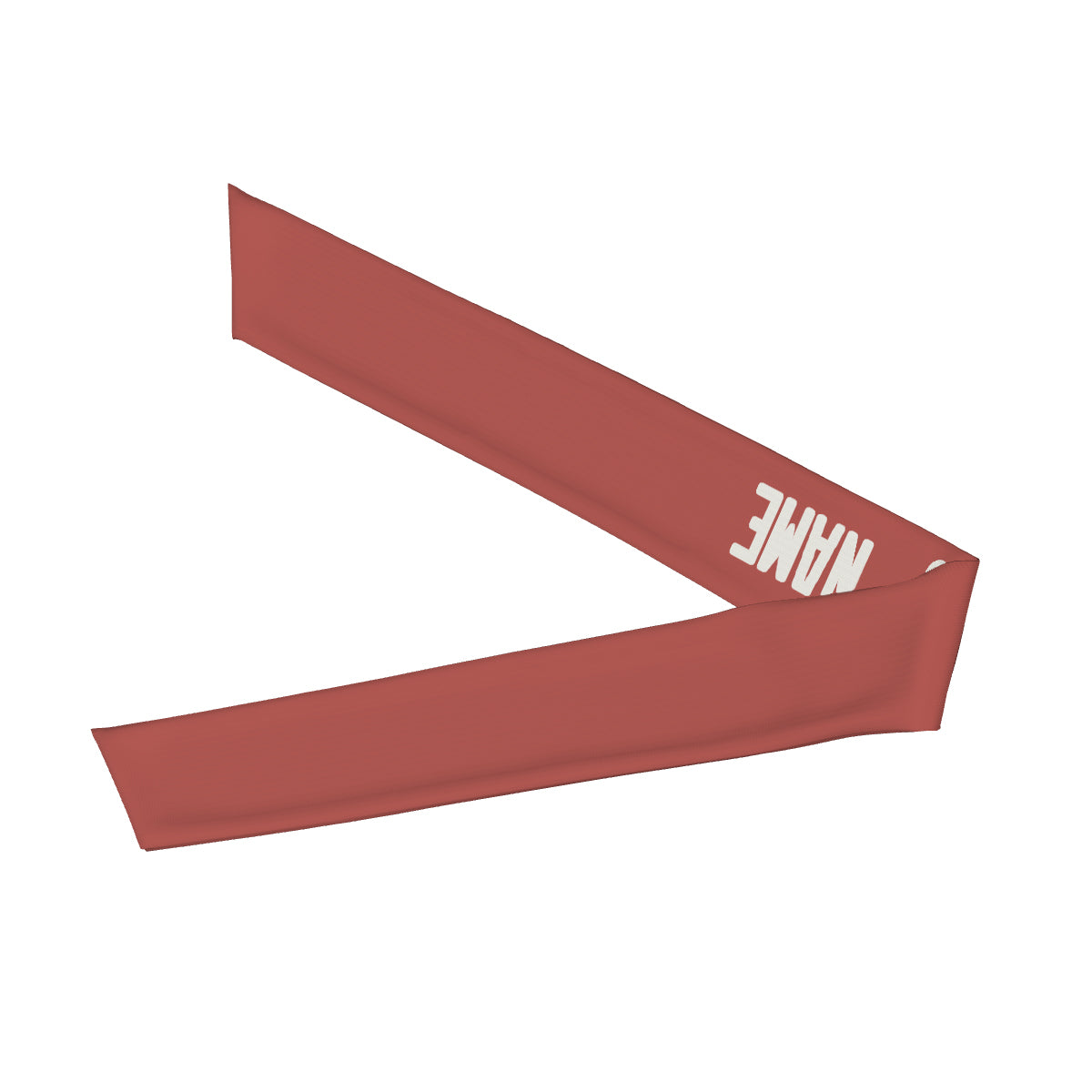 Custom Copper Rose White Headband