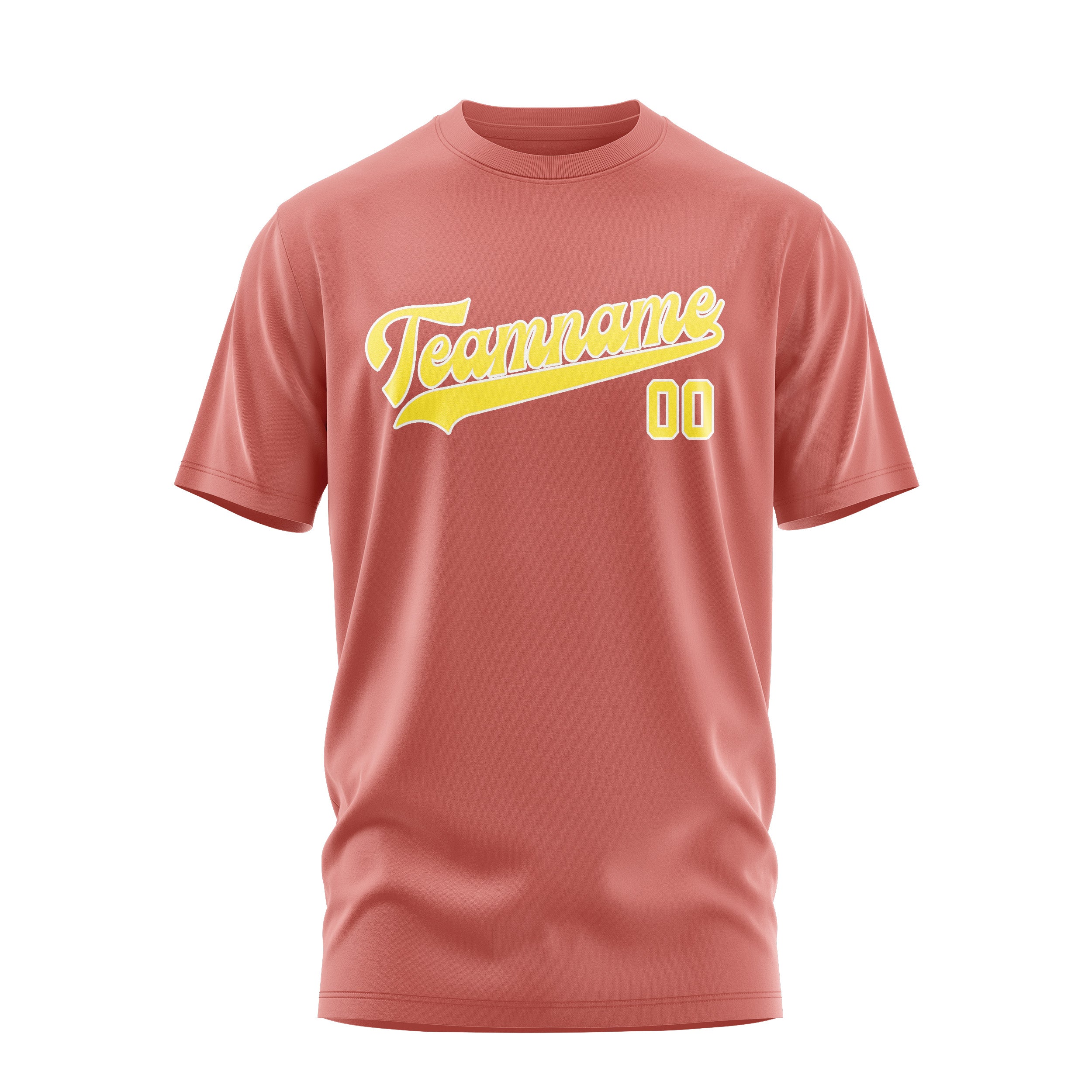 Custom Copper Rose Light Yellow T-Shirt
