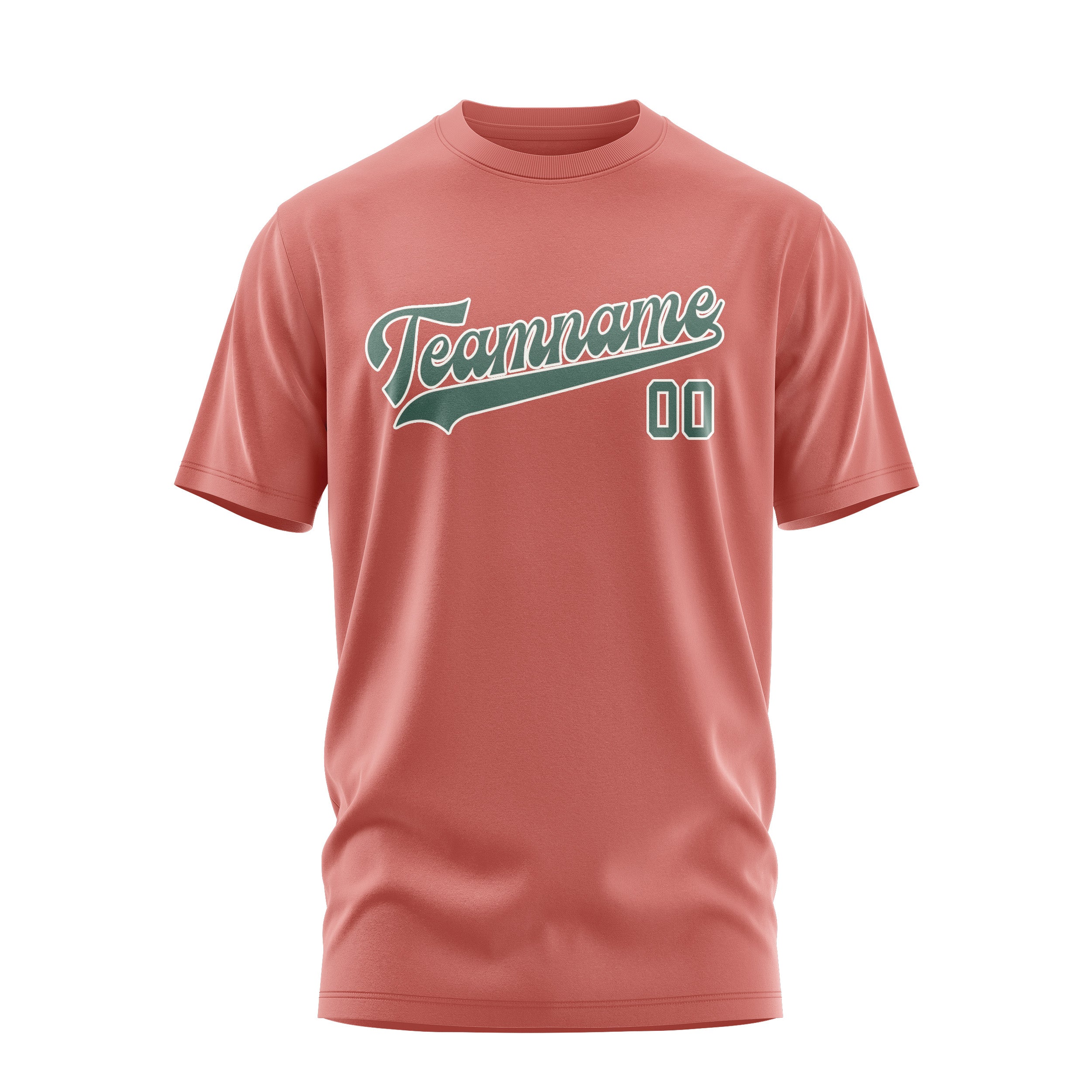 Custom Copper Rose Blue Green T-Shirt