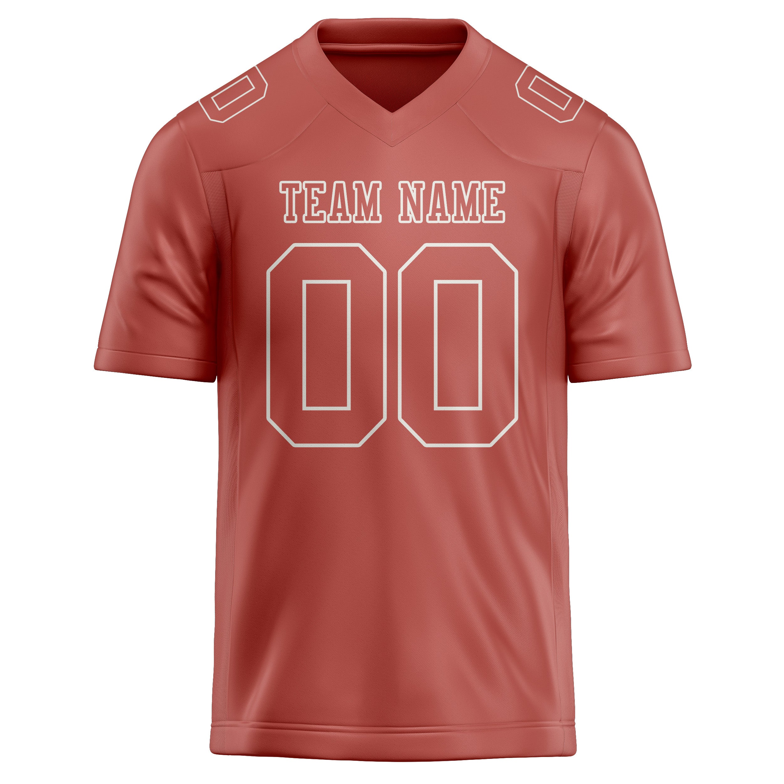 Custom Copper Rose Copper Rose Football Jersey