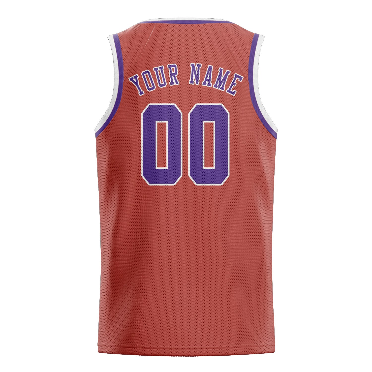 Custom Copper Rose Light Purple Basketball Jersey