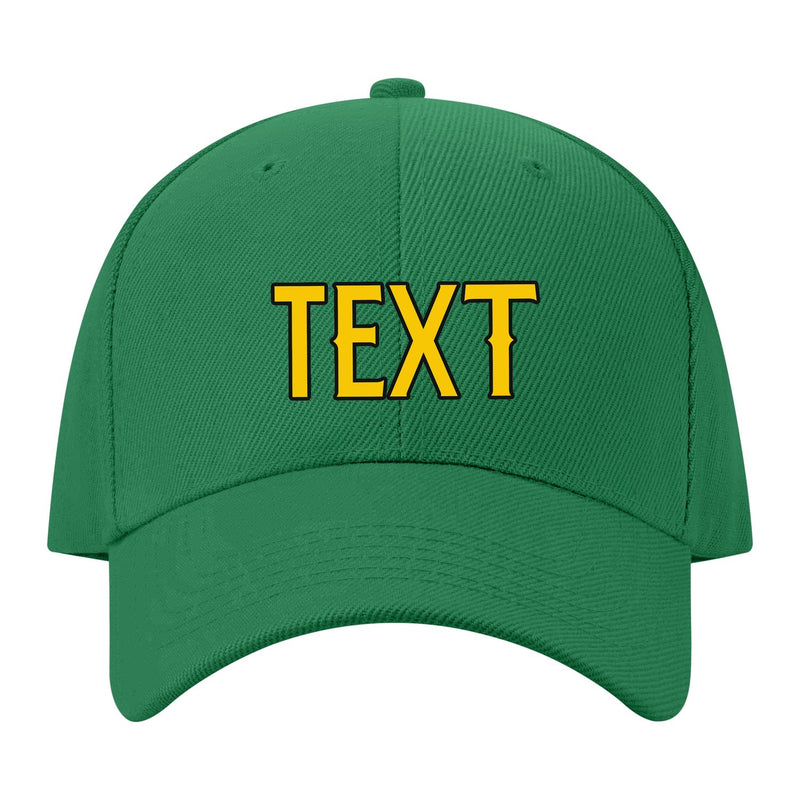Custom Emerald Green Peach Powder Hat 29B21730