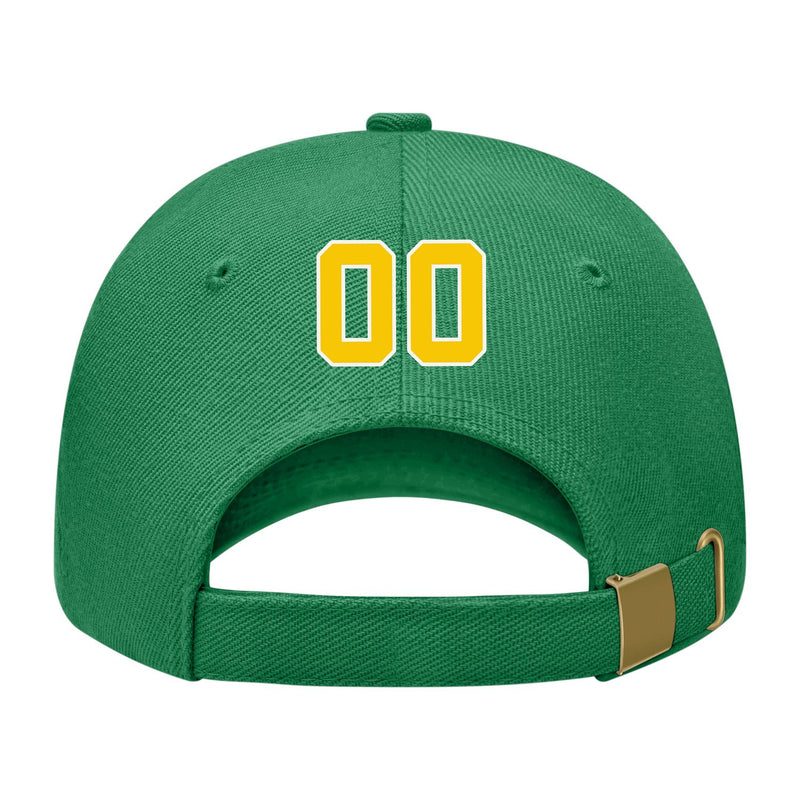 Custom Emerald Green Peach Powder Hat 29B21830