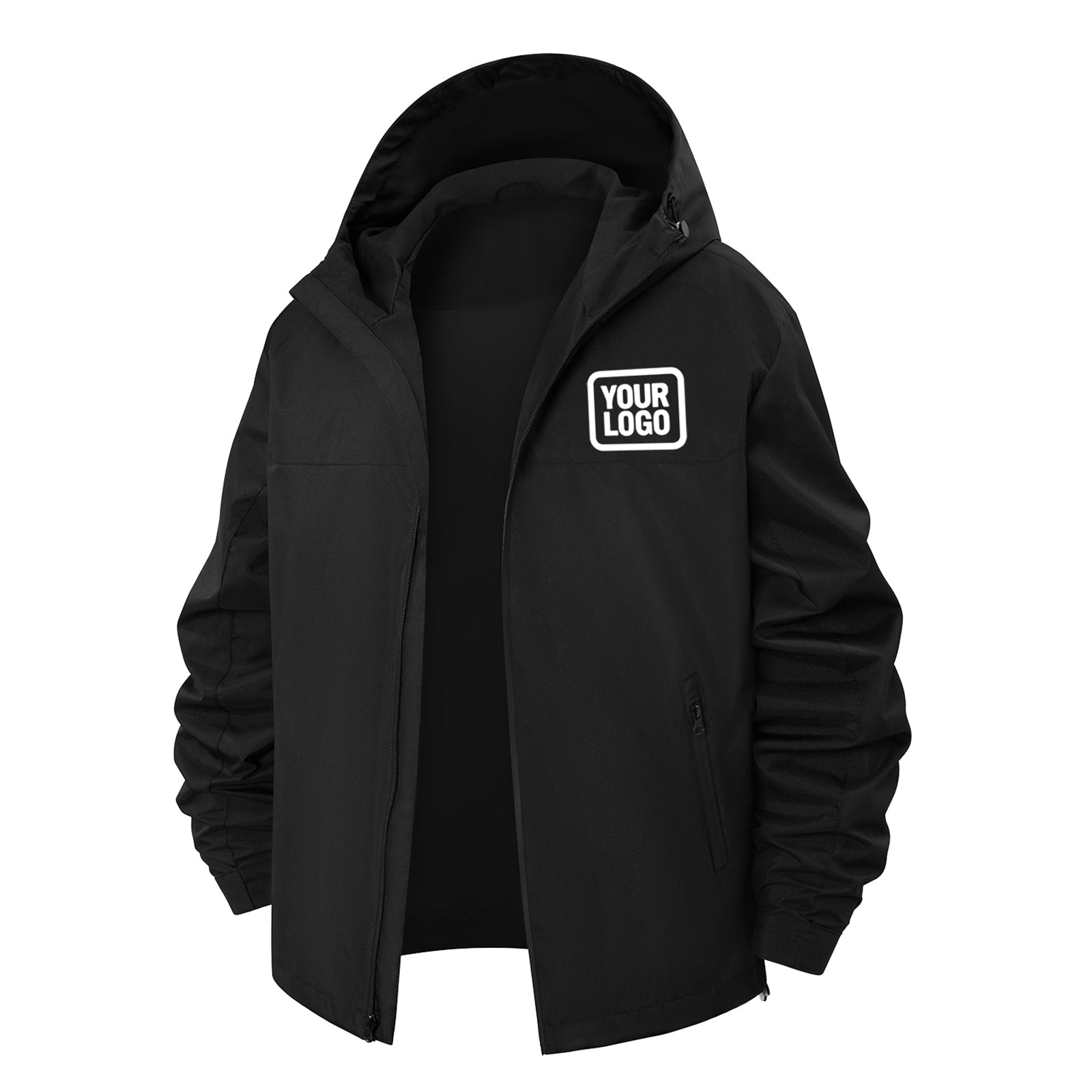 Custom Water-Resistant Windbreaker — Add Name/Logo