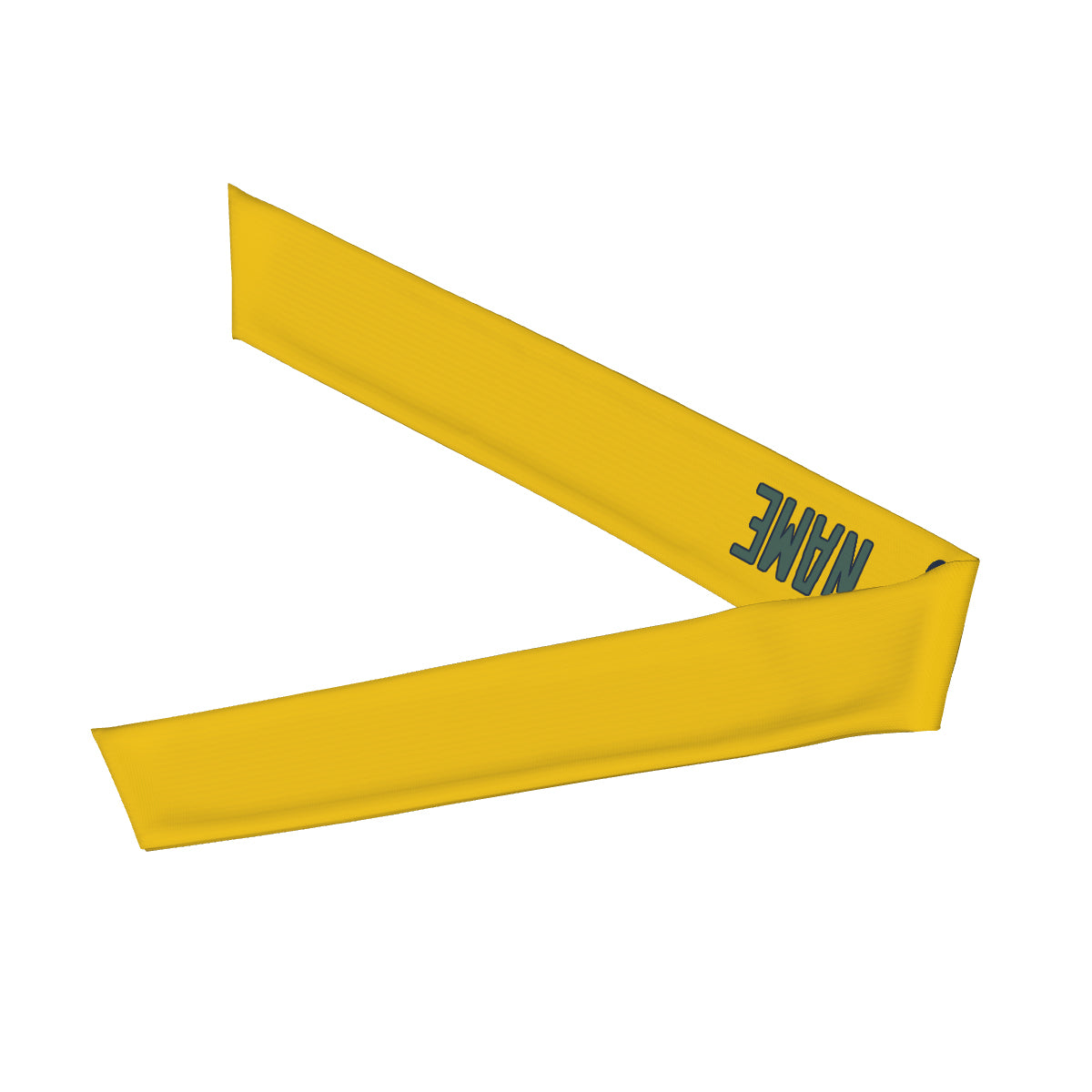 Custom Gold Blue Green Headband